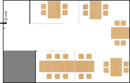 2階マップ 右（B部屋）