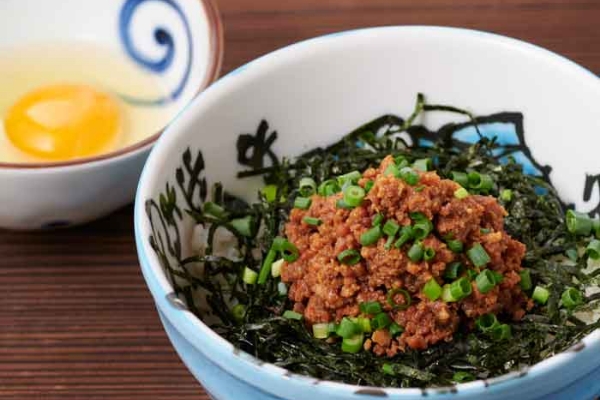 自家製そぼろのたまごかけめし
